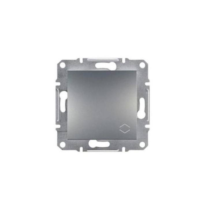 Schneider ASFORA Váltókapcsoló, rugós bekötés, acél (106), EPH0400162