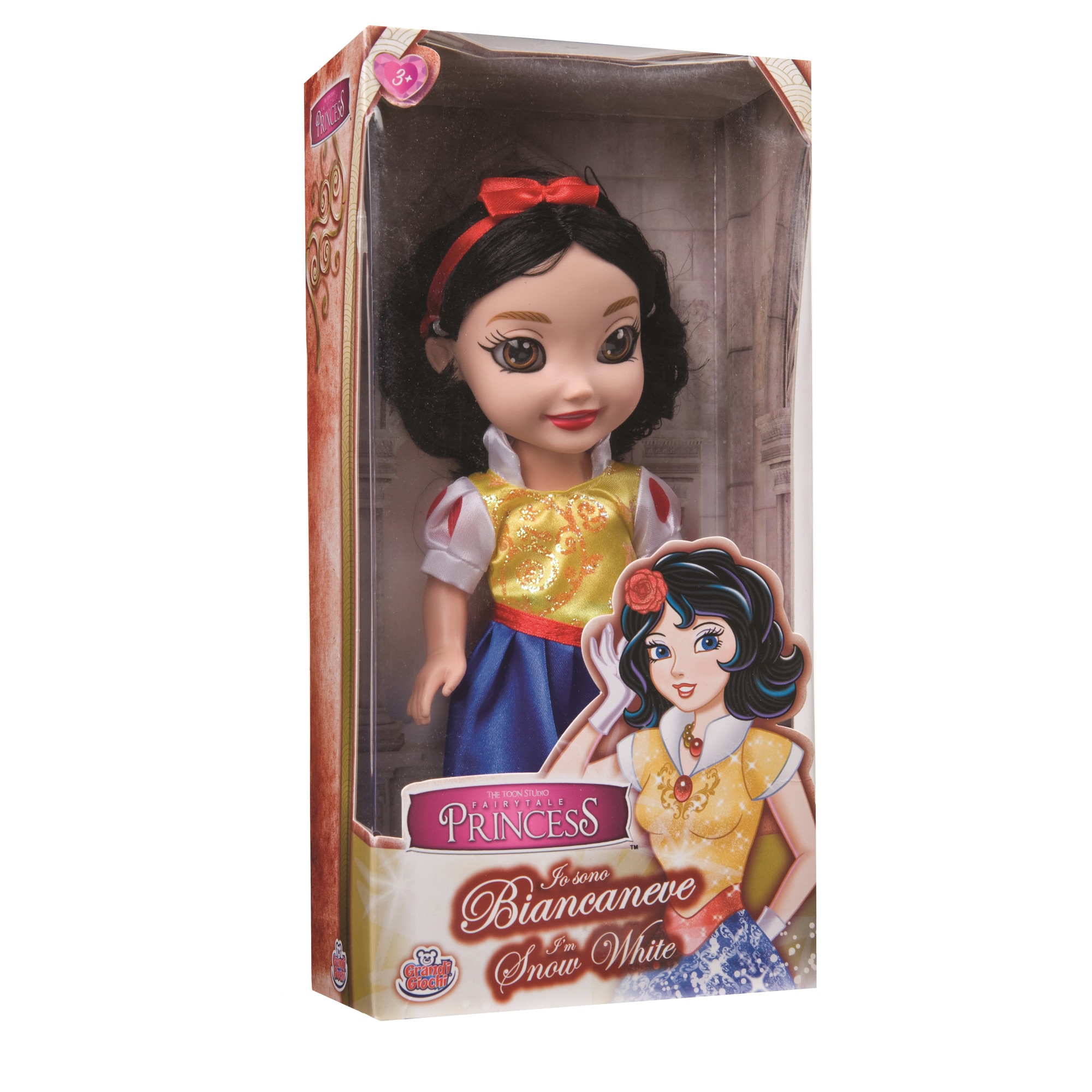 Papusa Alba ca zapada 25 cm, Toddler