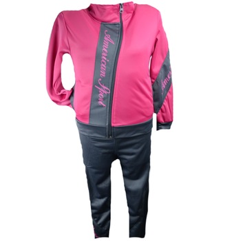 Trening pentru fete Mini Junior TAM-1, Roz, 116 cm Trening pentru fete Mini Junior TAM-1, Roz, 116 cm