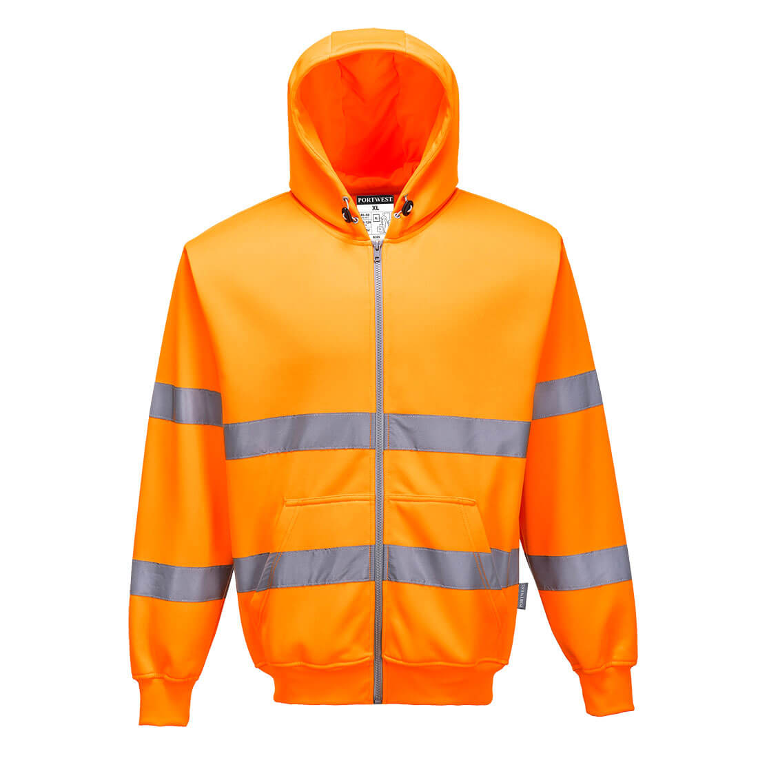 Hanorac Hi-Vis cu Fermoar Frontal, B305ORRM, culoarea Portocaliu, marimea M