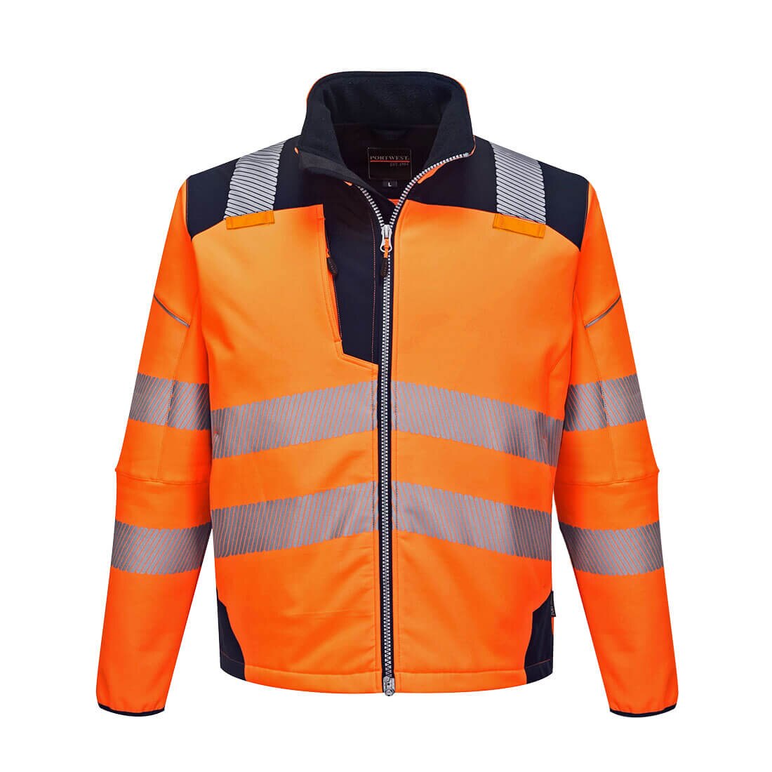 Jacheta Hanorac Vision HiVis T402ONRM, culoarea Portocaliu/Negru, marimea M
