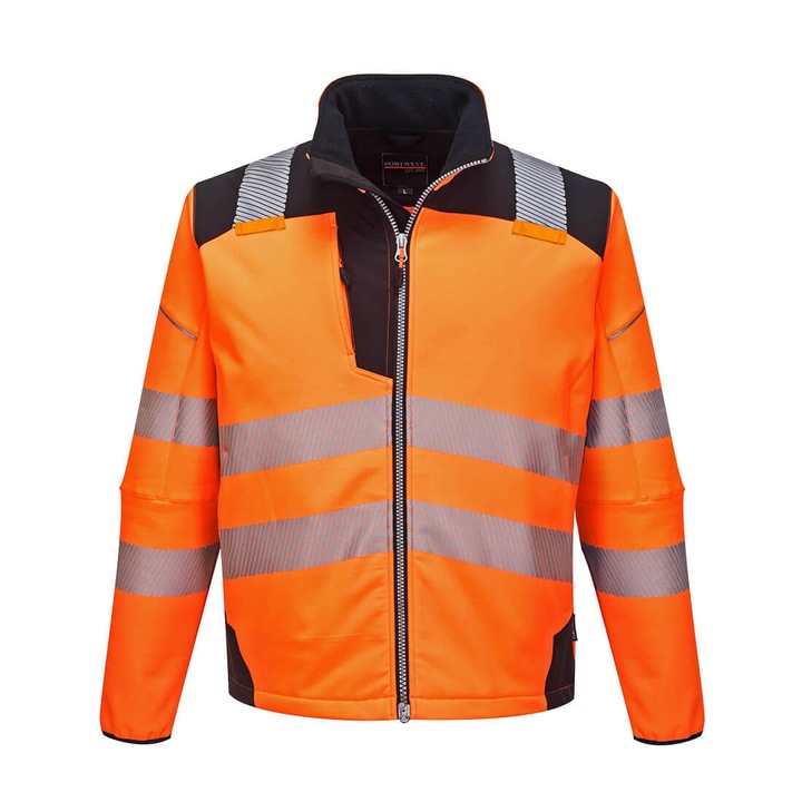 Jacheta Hanorac Vision HiVis T402OBRXS, culoarea Portocaliu/Negru, marimea XS