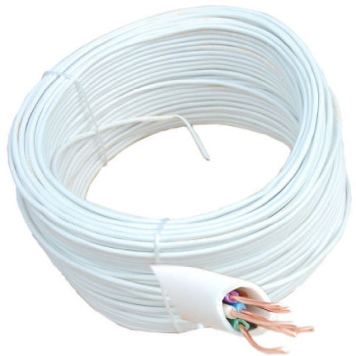 Cablu telefon/alarma YTDY Cabletech, 6 fire, rola 100 m