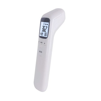 Termometru digital Pyramid, cu infrarosu, non-contact, CK-T1502, cu alarma pentru febra, alb Termometru digital Pyramid, cu infrarosu, non-contact, CK-T1502, cu alarma pentru febra, alb