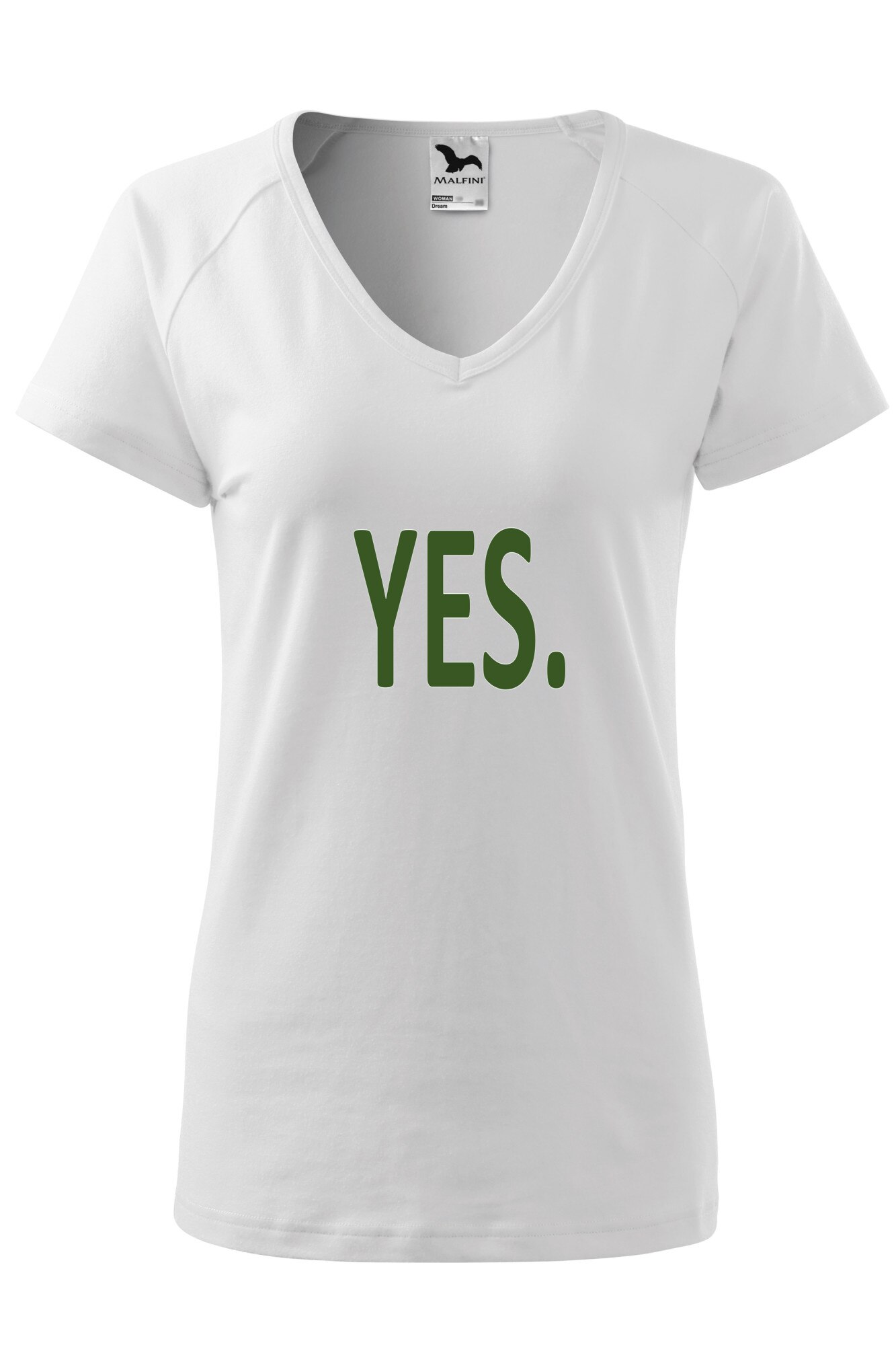 Tricou dama, Malfini, YES, Alb, XS