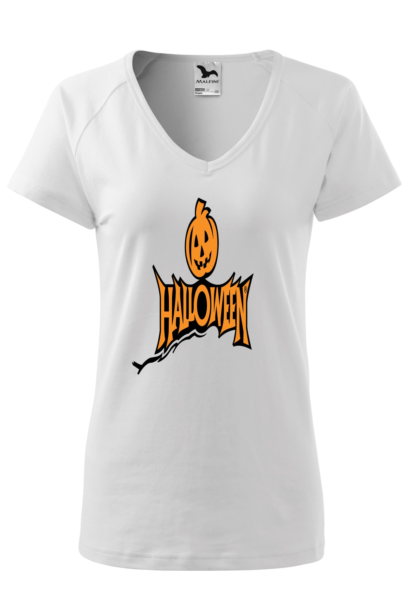 Tricou dama, Malfini, Halloween, Alb, XS