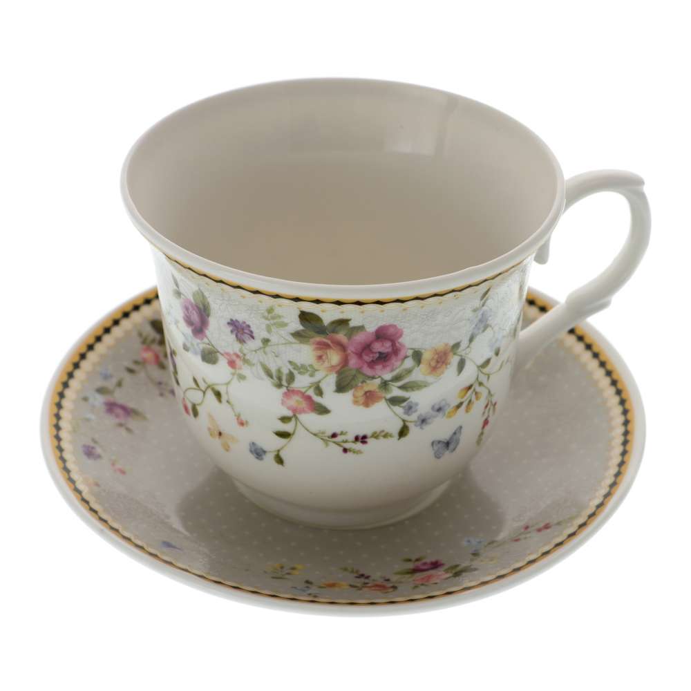 Set 6 Cesti Portelan Rose Garden 200ml