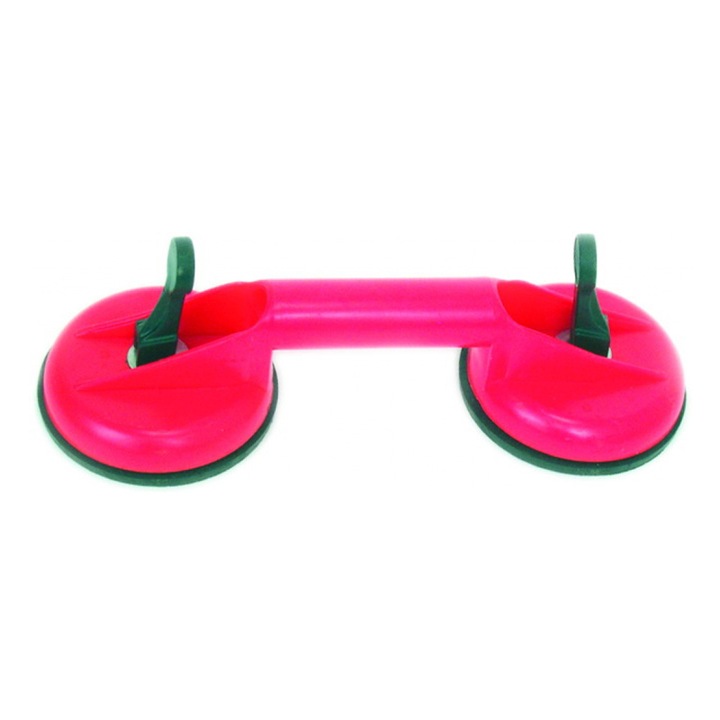 Двойна вендуза за предно стъкло на Gadget, максимум 40 кг, бързо освобождаване