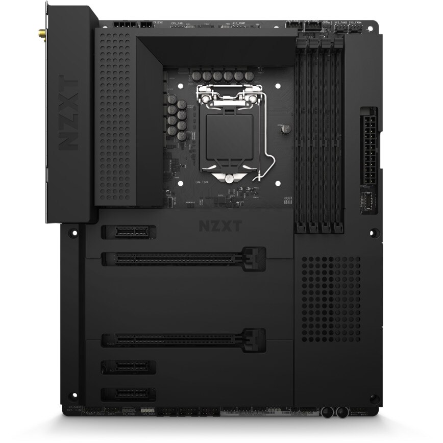 Placa de baza NZXT N7 Z490, Negru mat