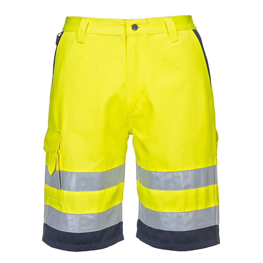 Pantaloni Scurti polibumbac Hi-Vis, E043YNRXL, culoarea Galben/Negru, marimea XL