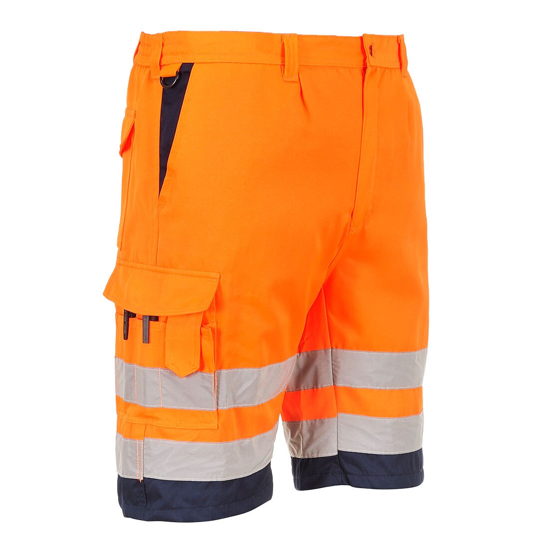 Pantaloni Scurti polibumbac Hi-Vis, E043ONRXL, culoarea Portocaliu/Negru, marimea XL