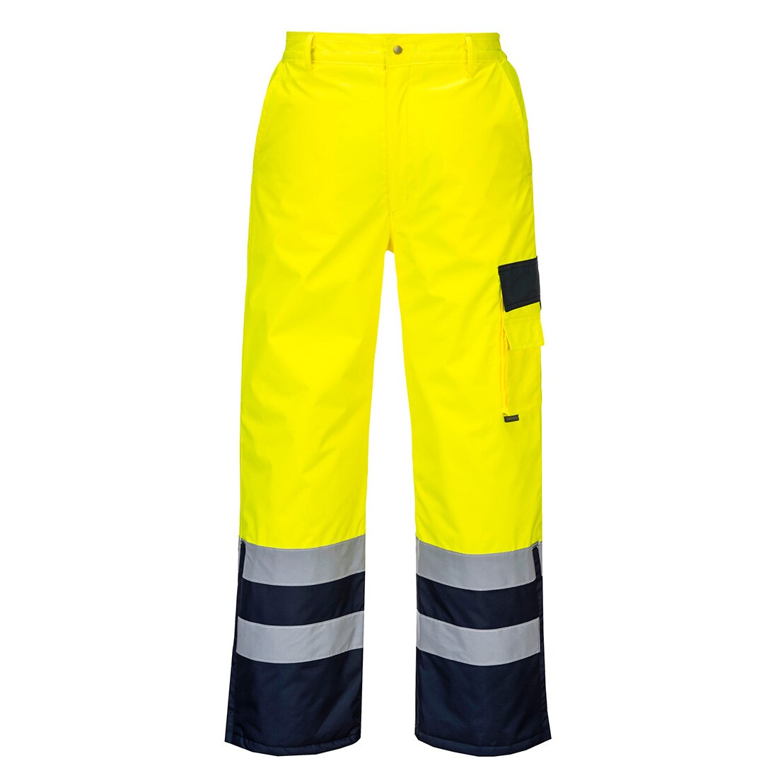 Pantaloni HiVis Contrast Captusiti, S686YNRS, culoarea Galben/Negru, marimea S