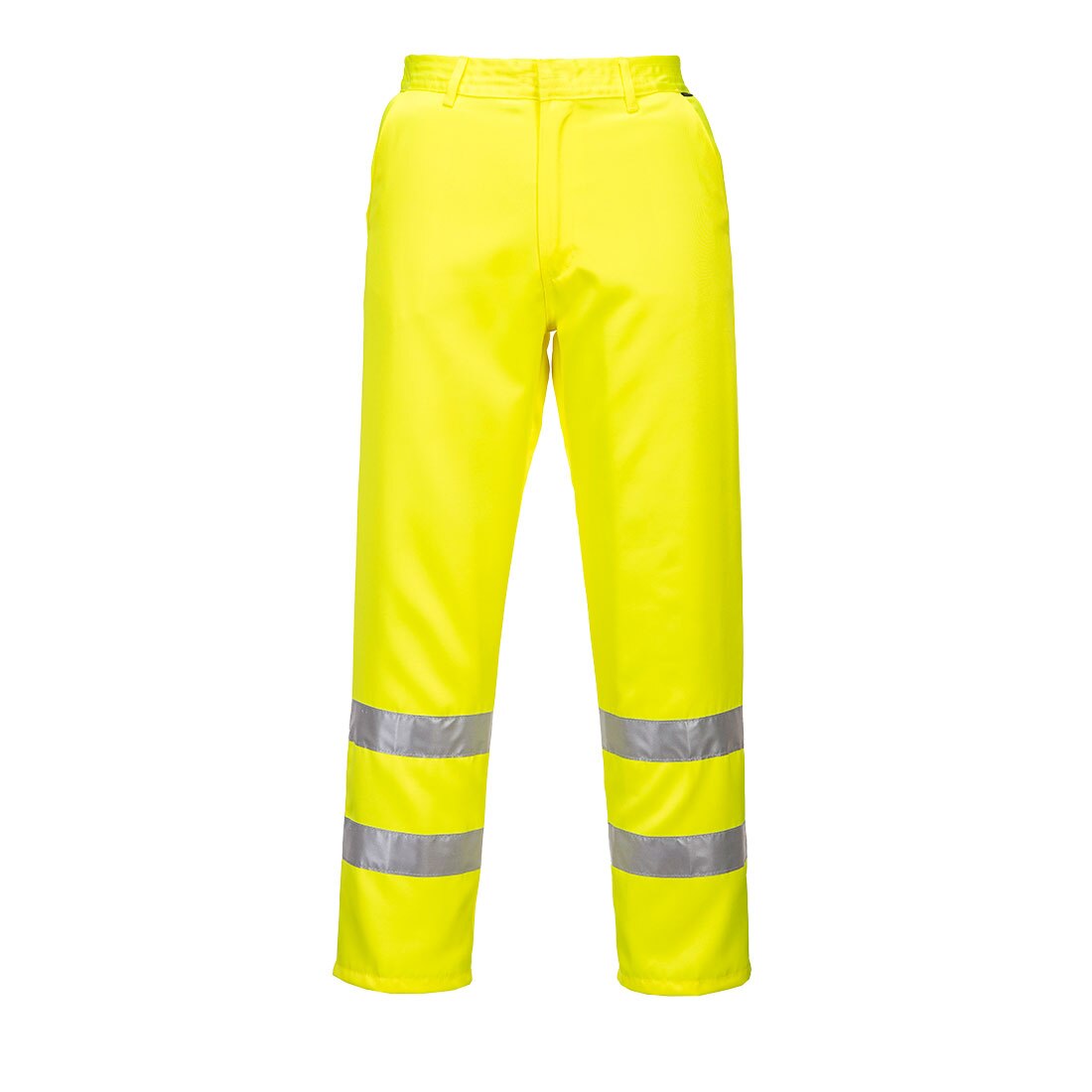 Pantaloni Poly-cotton Hi-Vis, E041YERL, culoarea Galben, marimea L
