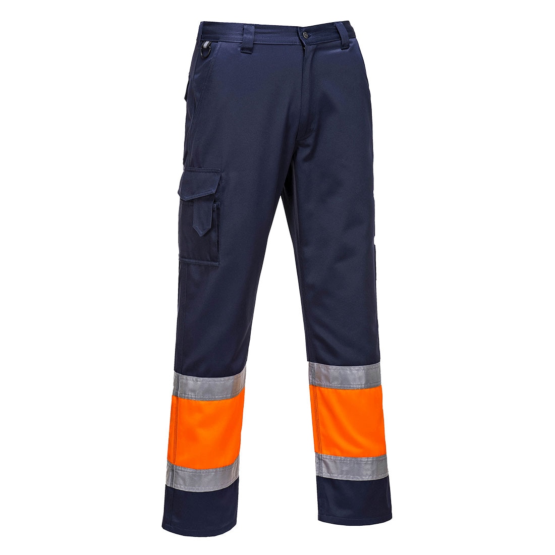 Pantaloni Hi-Vis Two Tone Combat, E049ONRS, culoarea Portocaliu/Negru, marimea S