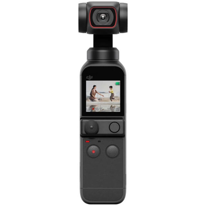 Спортна видеокамера DJI Osmo Pocket 2, 64MP, 4K, Черен