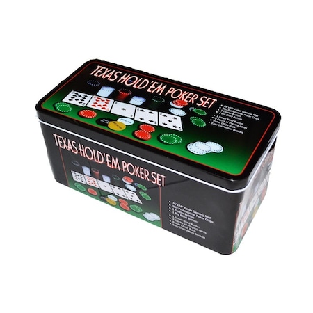 Set Poker 200 Jetoane Cutie Metal DAR005