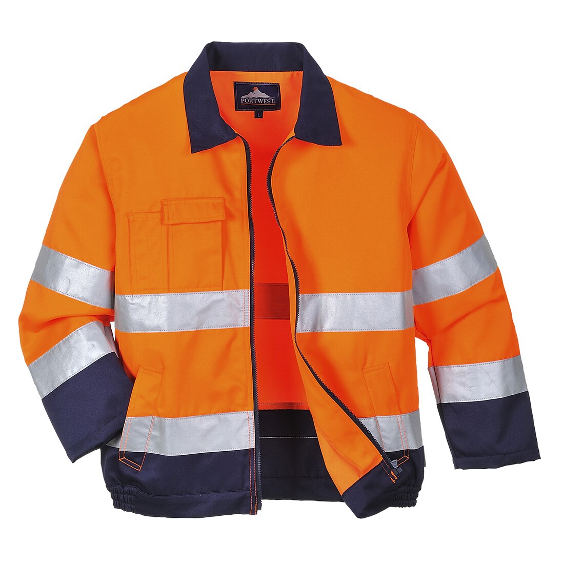 Jacheta Madrid HiVis TX70ONRXL, culoarea Portocaliu/Negru, marimea XL