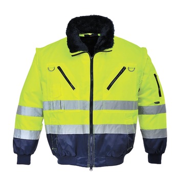 Jacheta Pilot Hi Vis 3 in 1 PJ50YNRXXL, culoarea Galben/Negru, marimea XXL Jacheta Pilot Hi Vis 3 in 1 PJ50YNRXXL, culoarea Galben/Negru, marimea XXL