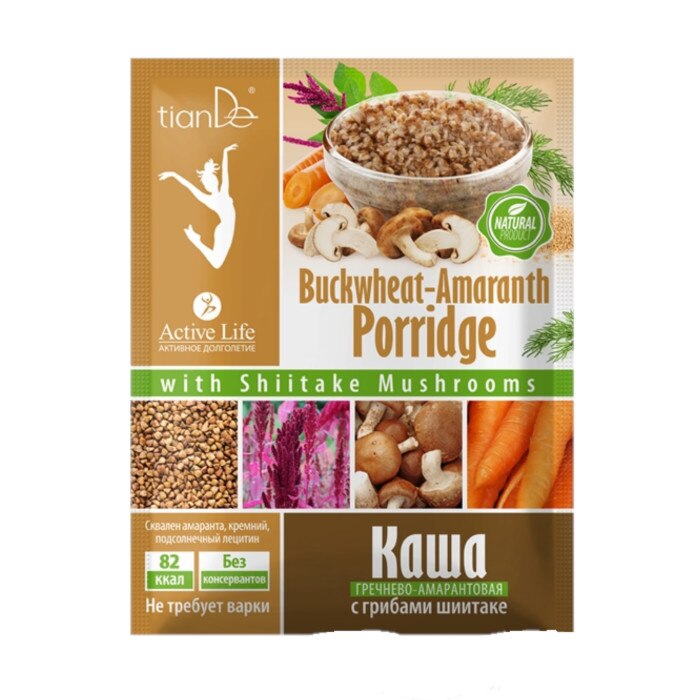 Piure de hrisca si ciuperci, TianDe,35g