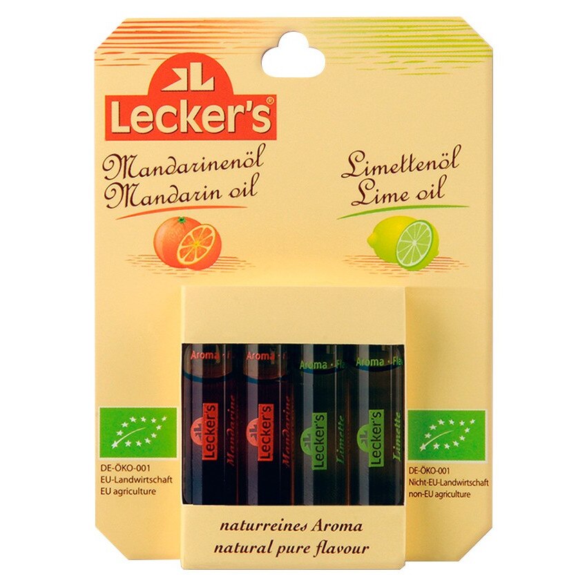 Pachet 2 x ulei de mandarine bio si 2 x ulei de limeta bio, x 2 ml