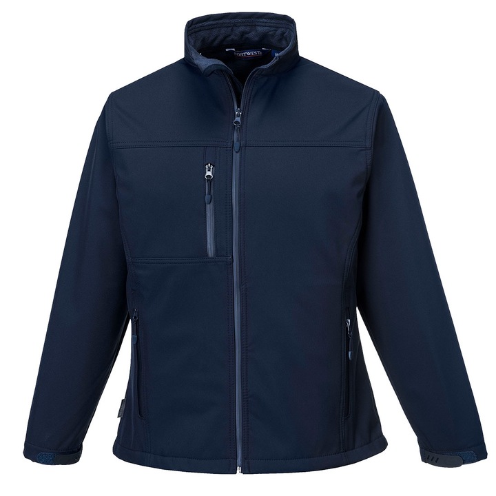 Jacheta pentru Dame Charlotte Softshell (2L) TK41NARXXL, culoarea Navy, marimea XXL