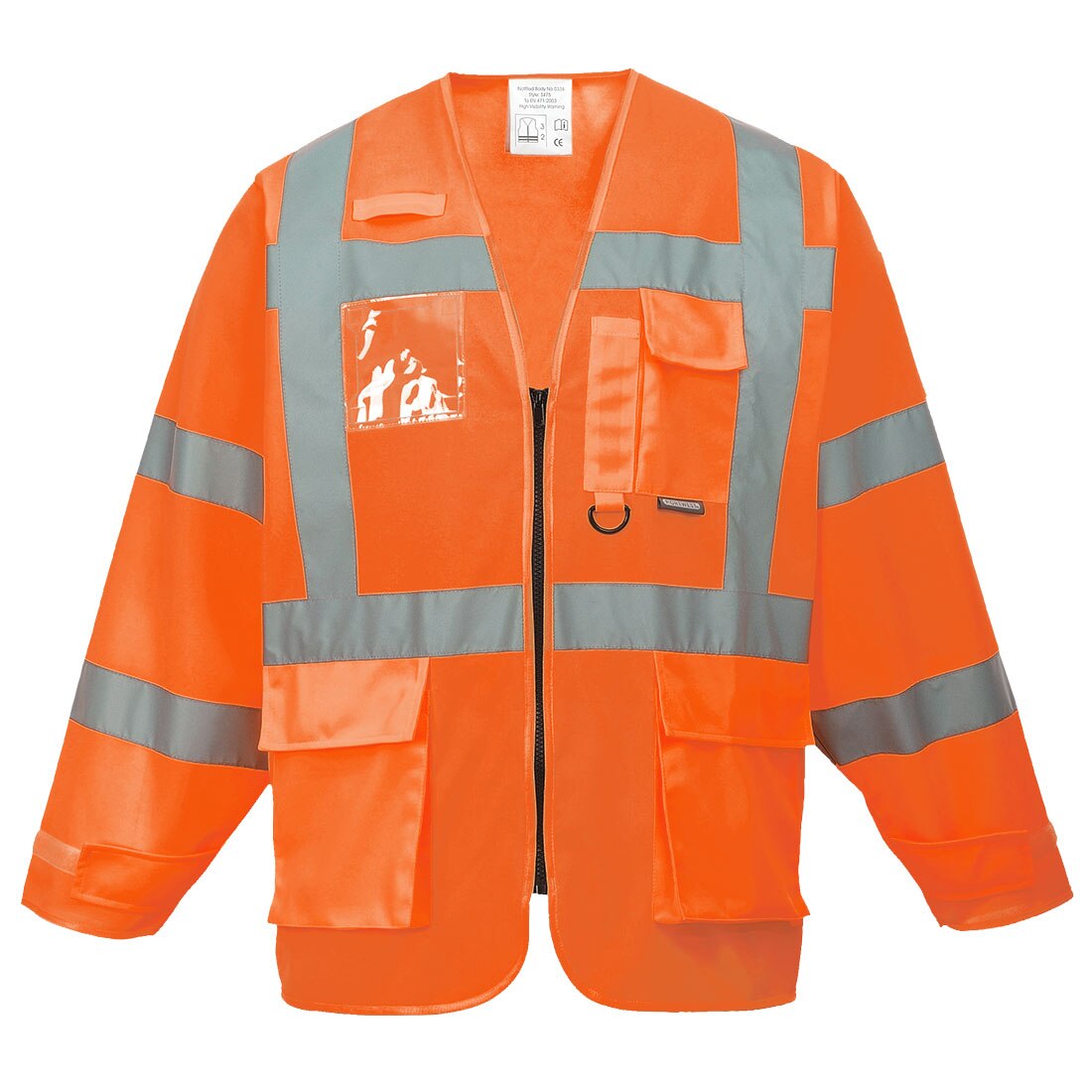 Jacheta Executive Hi-Vis S475ORRL, culoarea Portocaliu, marimea L