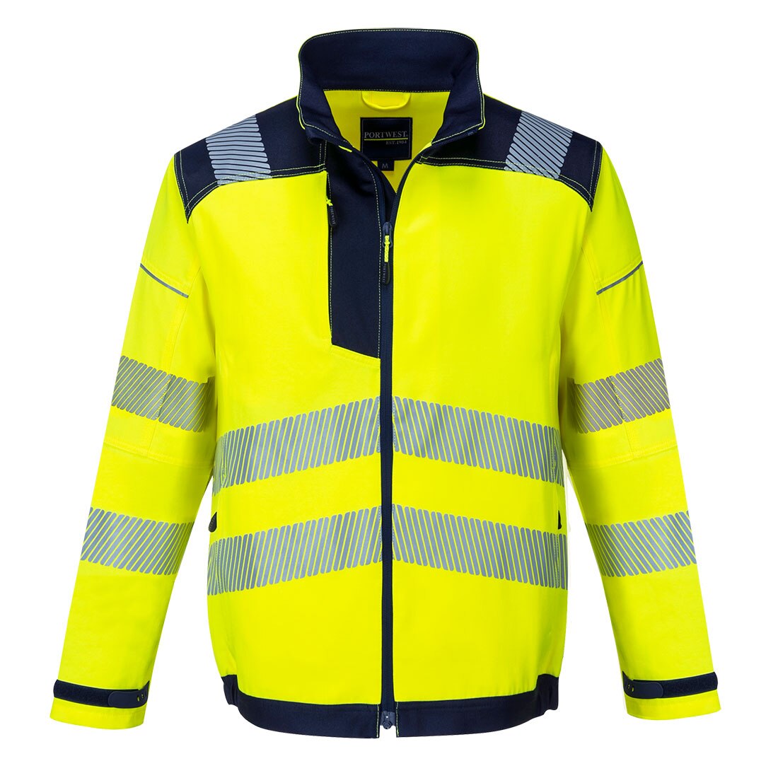 Jacheta de lucru HiVis T500YNRM, culoarea Galben/Negru, marimea M