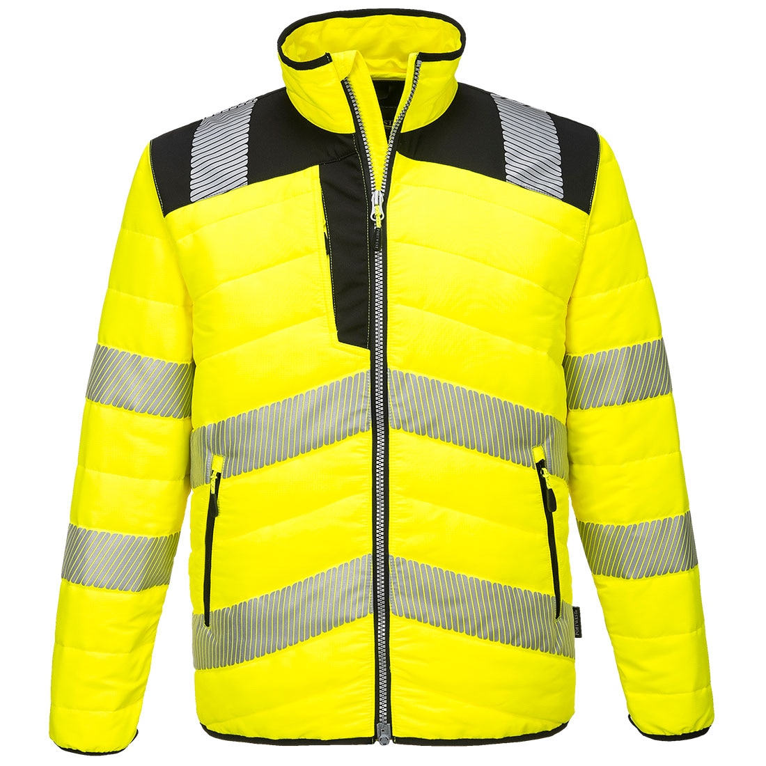 Jacheta Hi Vis PW3 Baffle PW371YBRXXL, culoarea Galben/Negru, marimea XXL
