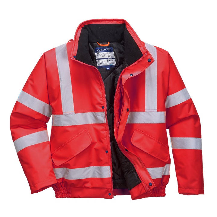 Jacheta Hi-Vis Bomber S463RERXXXL, culoarea Red, marimea 3XL