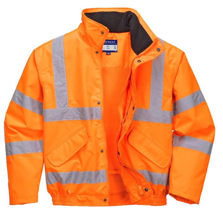 Jacheta Bomber Hi-Vis Respirabila. RT62ORRXXL, culoarea Portocaliu, marimea XXL