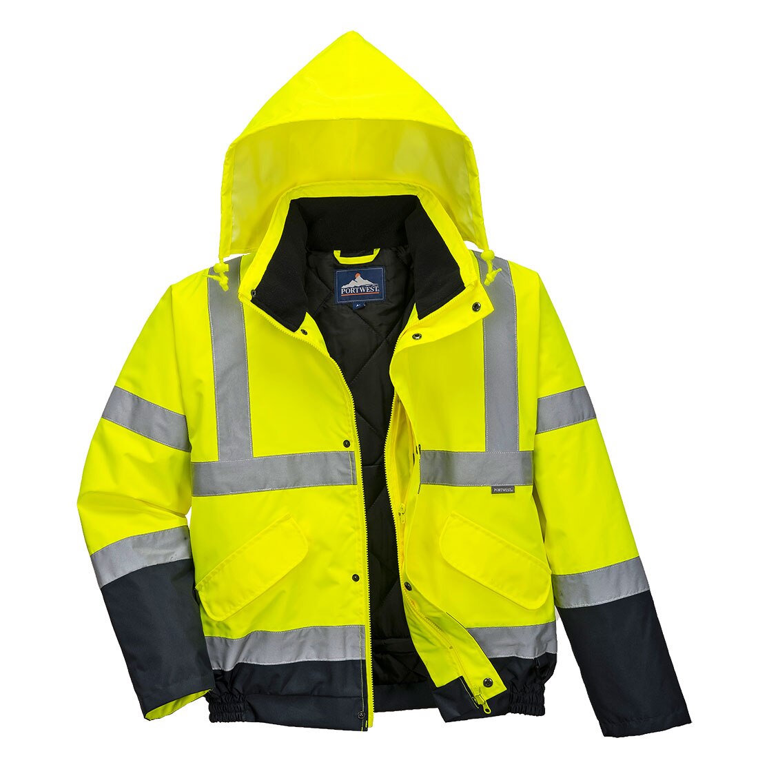 Jacheta Bomber HiVis Two Tone S266YNRXXL, culoarea Galben/Negru, marimea XXL