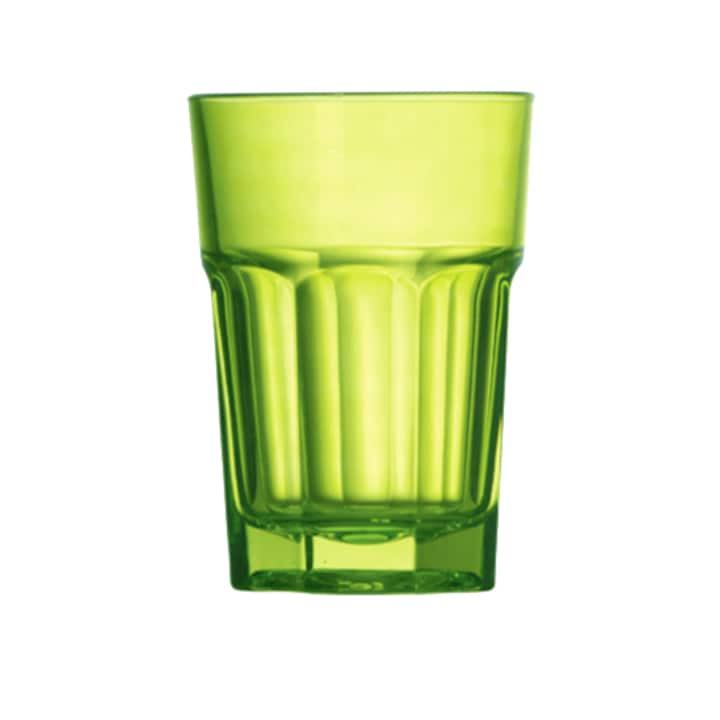 Uniglass Marocco 12 darabos pohár készlet, Zöld, 350 ml