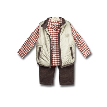 Set Baieti cu Vesta Verde 14286, 2-3 ani Set Baieti cu Vesta Verde 14286, 2-3 ani