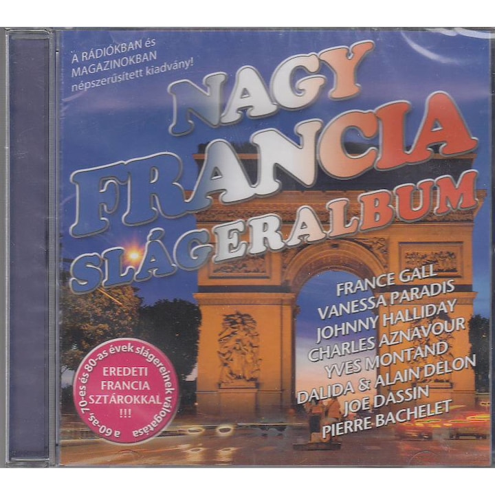 NAGY FRANCIA SLÁGERALBUM CD 60-AS,70-ES,80-AS ÉVEK SLÁGEREI