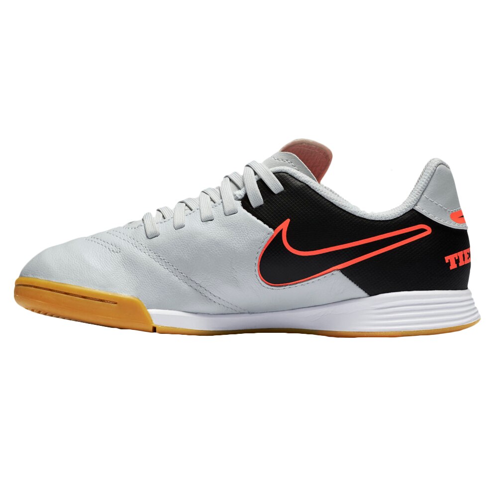 NIKE Tiempo Legend Ⅵ FG 25cm Ghete fotbal Nike Tiempo Legend VI IC pentru copii, Pure Platinum