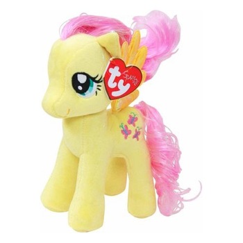 Jucarie de plus TY Beanie Babies - My Little Pony, Fluttershy, 18 cm