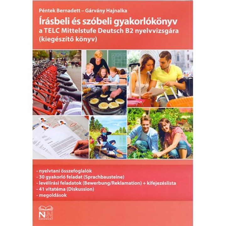 Carte de exerciții scrise și orale pentru examenul de limbă TELC Mittelstufe Deutsch B2 (carte suplimentară)