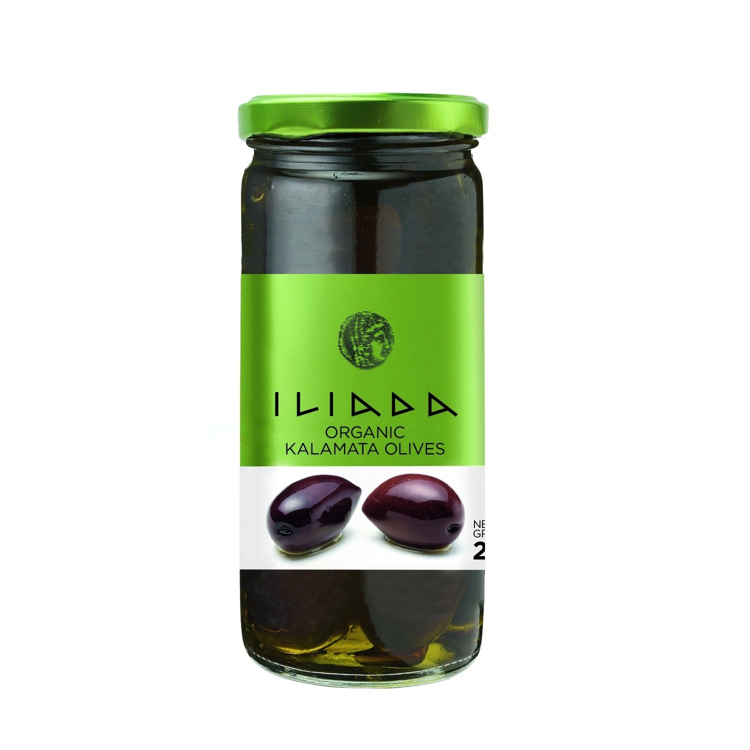 Masline Kalamata intregi ECO 230 g - Iliada