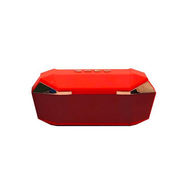 Boxa portabila TWS F52, functie bluetooth, bass puternic, alimentare acumulator, autonomie acumulator 5 h, functie radio, Rosu