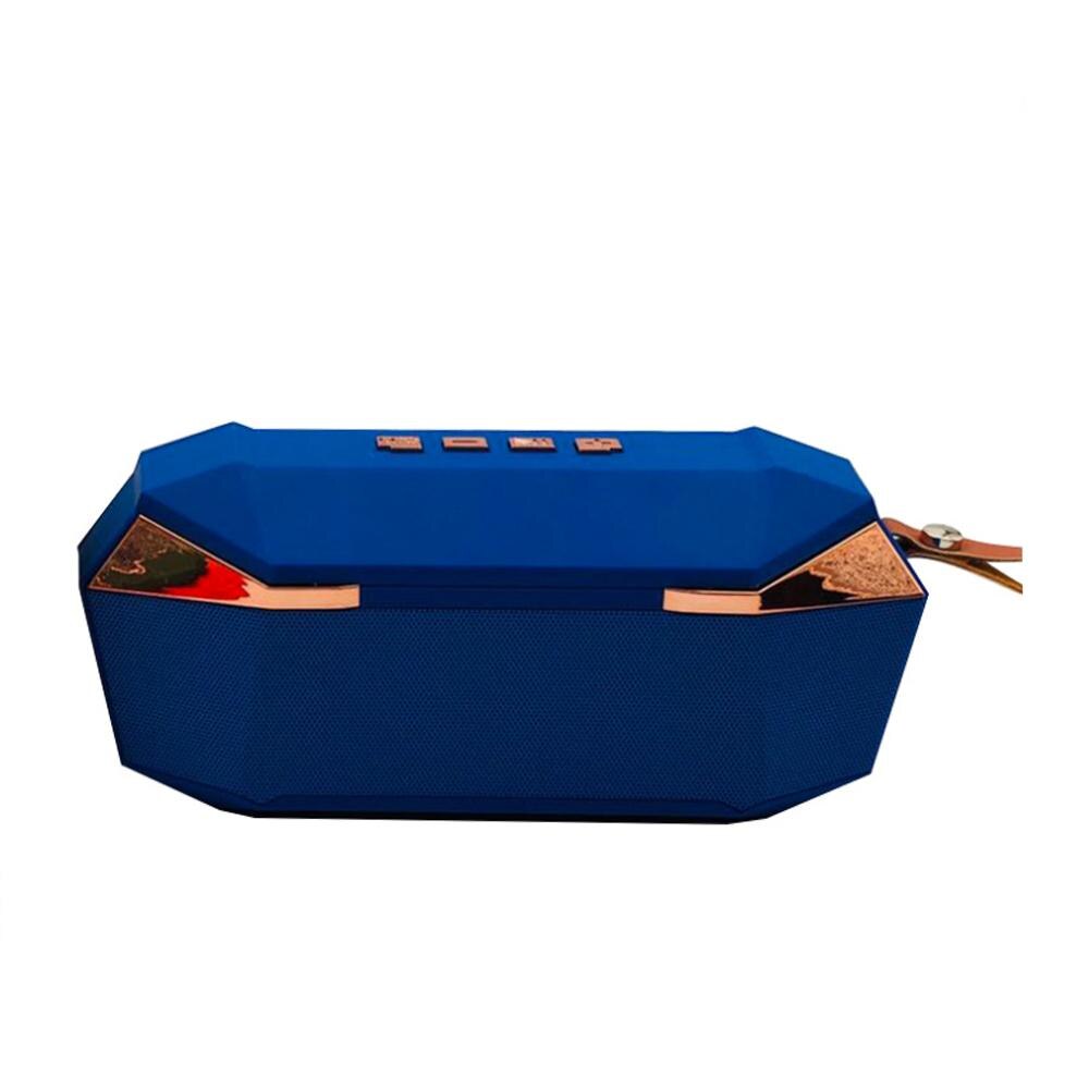 Boxa portabila TWS F52, functie bluetooth, bass puternic, alimentare acumulator, autonomie acumulator 5 h, functie radio, Albastru