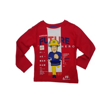 Bluza Pompierul Sam, rosu Bluza Pompierul Sam, rosu