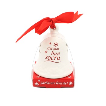 Clopotel decorativ „Cel mai bun socru Clopotel decorativ „Cel mai bun socru