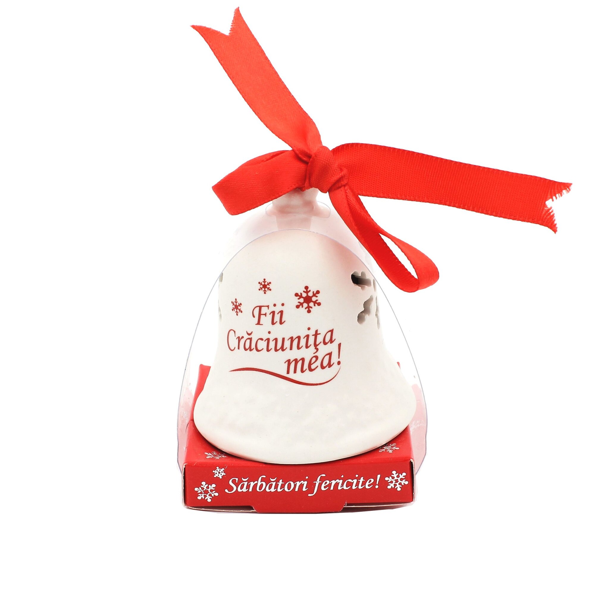 Clopotel decorativ „Fii Craciunita mea!