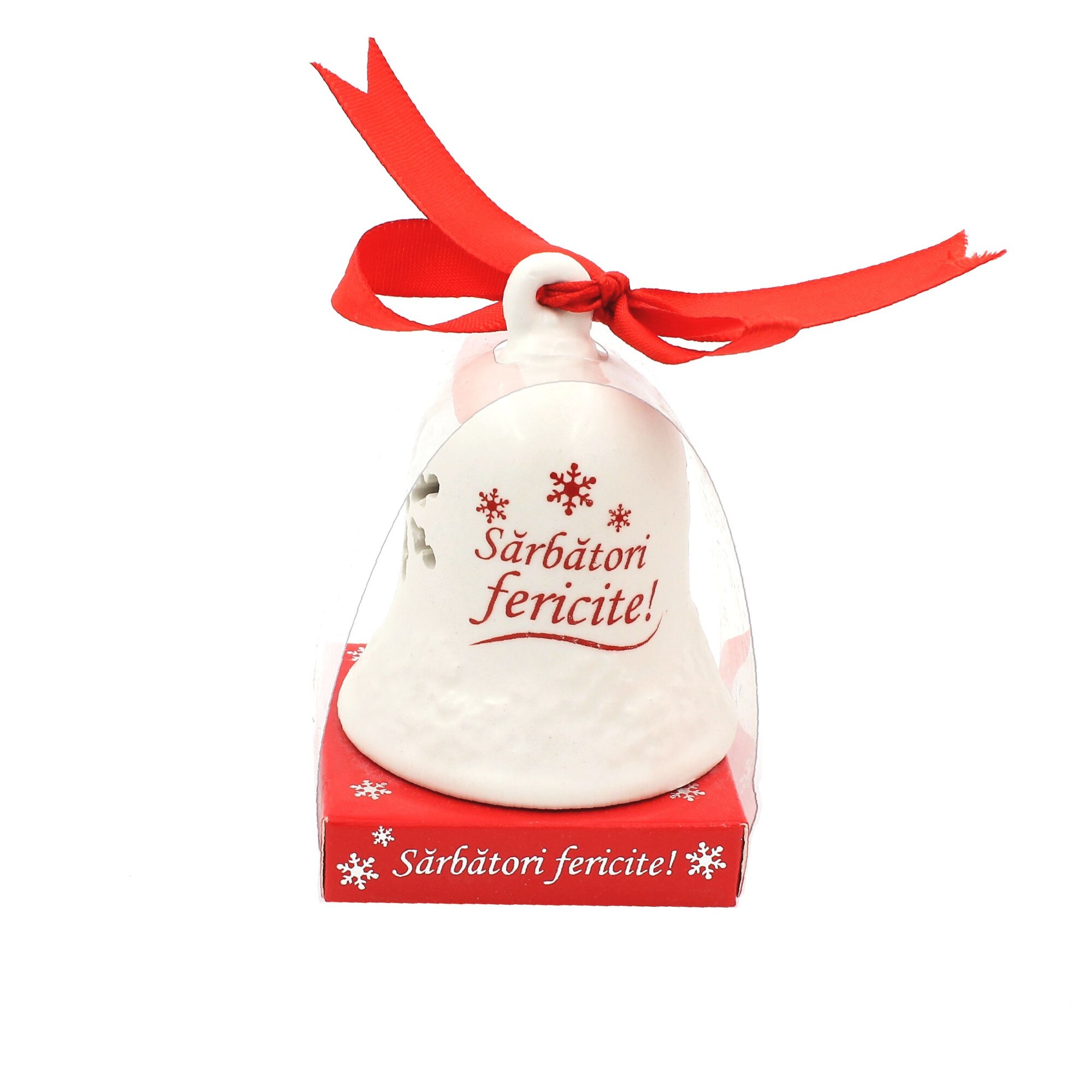 Clopotel decorativ „Sarbatori fericite!
