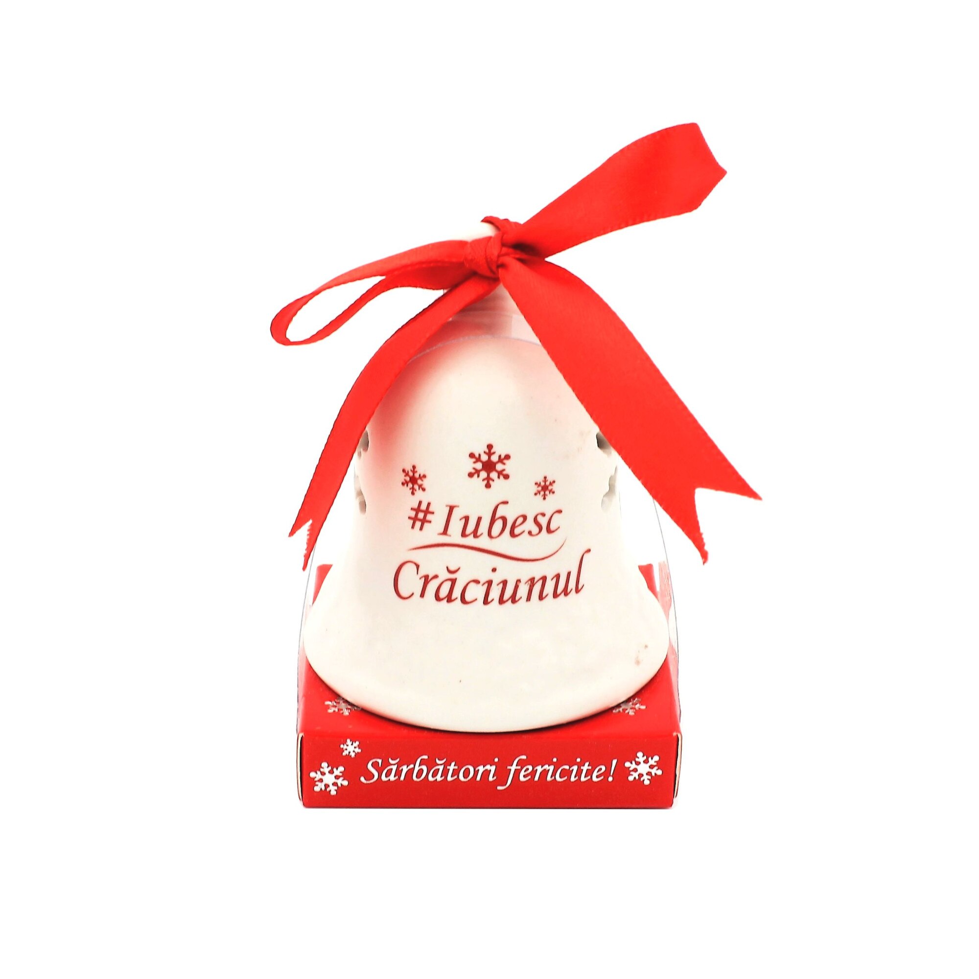 Clopotel decorativ „#Iubesc Craciunul