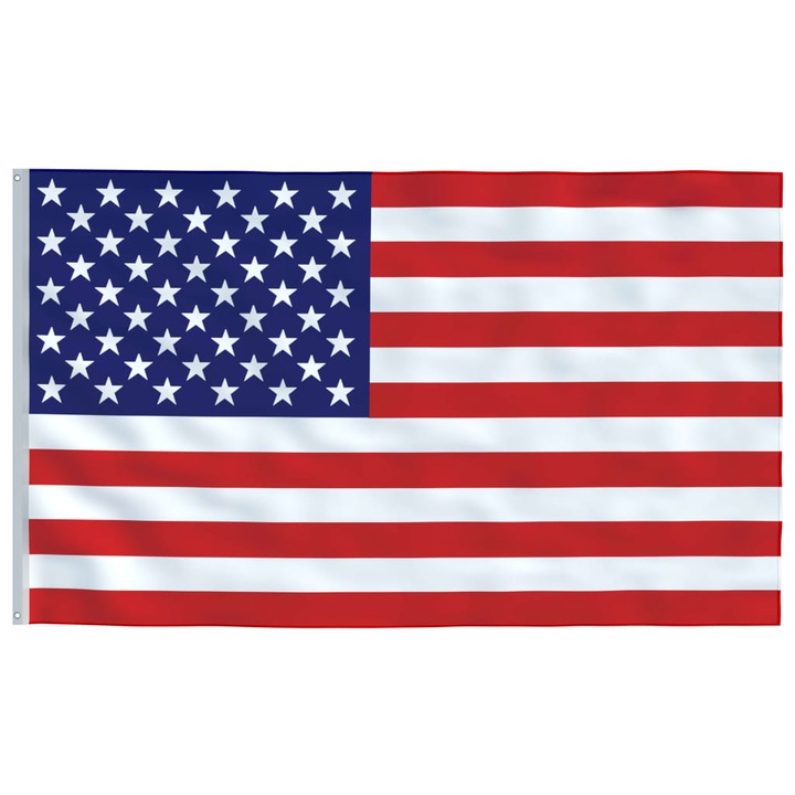 Steag national SUA, vidaXL, Poliester 68D, 90 x 150, Multicolor