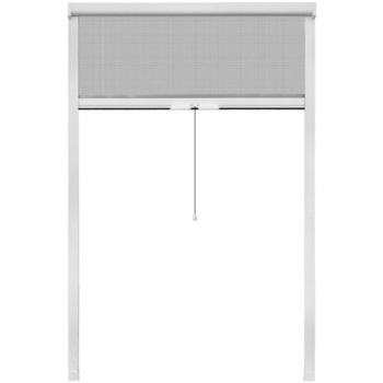 Plasa tip rulou pentru ferestre impotriva insectelor, vidaXL, 120 x 170 cm, Alb Plasa tip rulou pentru ferestre impotriva insectelor, vidaXL, 120 x 170 cm, Alb