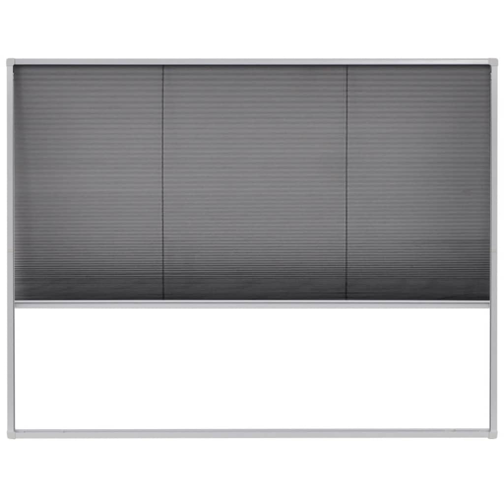 Ecran plasa pentru fereastra tip plisse vidaXL, Fibra de sticla, 130 x 100 cm, Alb