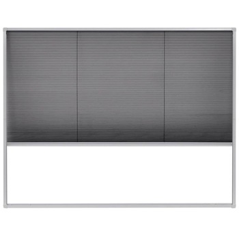 Ecran plasa pentru fereastra tip plisse vidaXL, Fibra de sticla, 130 x 100 cm, Alb Ecran plasa pentru fereastra tip plisse vidaXL, Fibra de sticla, 130 x 100 cm, Alb