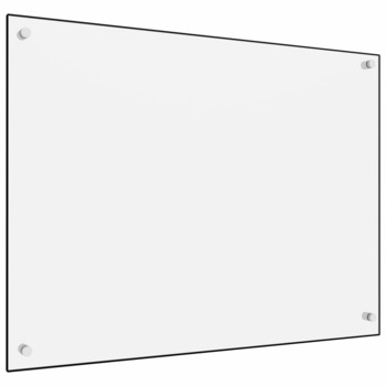 Panou antistropi pentru bucatarie, vidaXL, Sticla securizata, 80 x 60 cm, Alb Panou antistropi pentru bucatarie, vidaXL, Sticla securizata, 80 x 60 cm, Alb